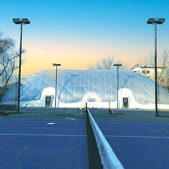 Taiyuan Youth Palace air film Tennis Hall