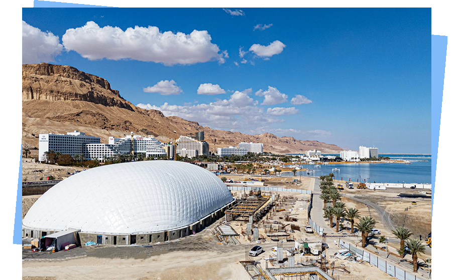 New Landmark In Israel: DOME EXPO DEAD SEA 