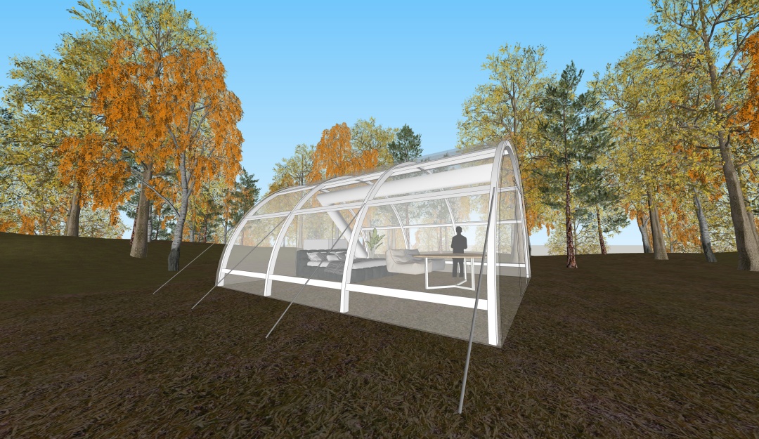 Broadwell Clear Sunny House - Side View
