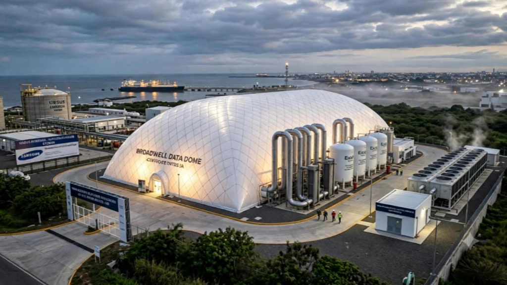 Broadwell Air Dome Data Center DATA DOME Lands in Veracruz, Mexico—Using Innovative Air Dome Technology to Solve AI Era Infrastructure Challenges